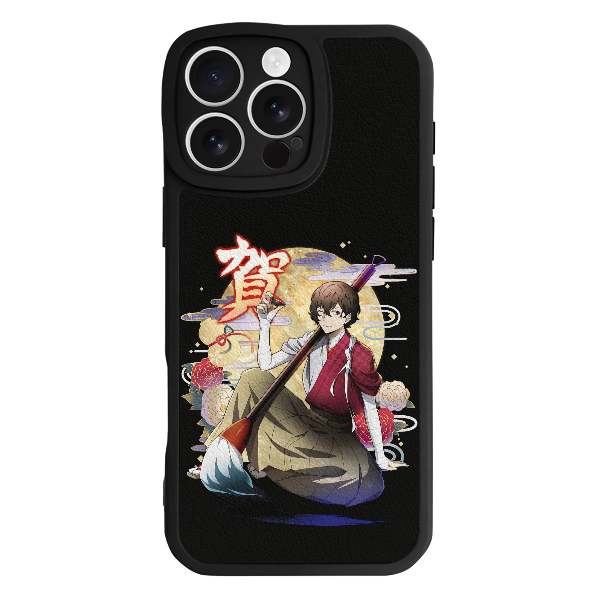 （画像用） 文豪ストレイドッグス Bungo Stray Dogs 【iPhone 16シリーズ対応】シリコンスマホケース（レザー調） 材質：シリコン